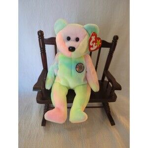 Vintage Ty Beanie Babies B.B. The Bear 1999 (Birthday Bear)